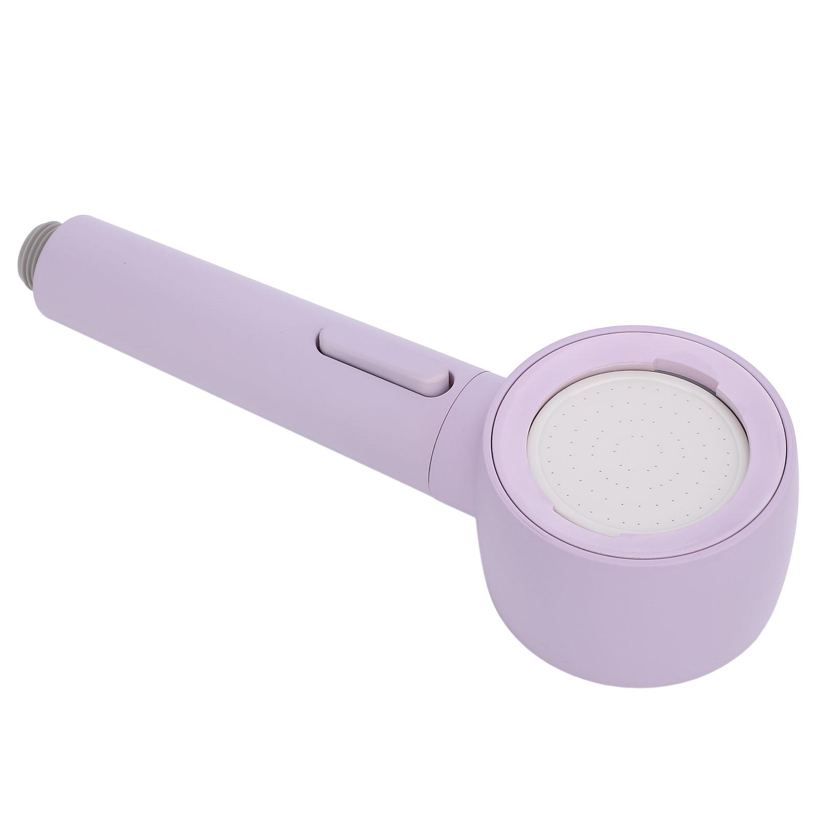 

Фильтрованная душевая лейка с регулировкой давления, многорежимная, защита от засоров, дождевая лейка, фиолетовая