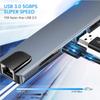 8-in-1 USB-C Hub with Gigabit Ethernet, RJ45 Port, and USB 3.0 Docking Station