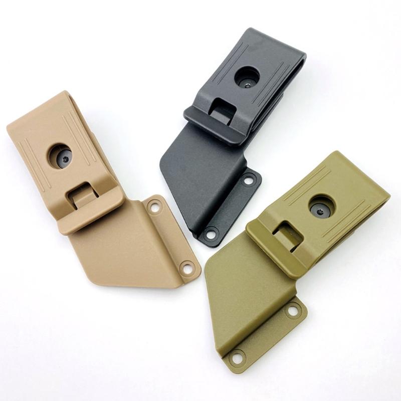 Gürtelclip für Kydex-Scheidenholster K Sheath Hüftclip 360 Grad drehbarer Rückenclip Gürtelclip mit Schrauben