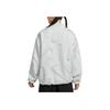 Nike Sportswear Collection Solid Color Half-Zip Stand Collar Pullover Long Sleeve Sweatshirt Women Sweatshirt Birch Light-Silver-Gray FV7807-051