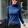 Autumn and Winter Slim-fitting, Fashionable and Age-reducing Long-sleeved Double-sided German Velvet Warm and Versatile Bottoming T-shirt for Women