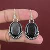 Silver Sheen Obsidian Earring Genuine Gemstone Jewelry Dainty Earring 925 Sterling Silver Earring Handmade Amazing Earrings Gifts For Mother