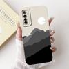 Coole Zachte Siliconen Hoesje Voor Realme 6 Pro / Realme6 Telefoonhoesje Vloeibare Siliconen Cover Voor RMX2001 RMX2061 RMX2063 Konijn Panda