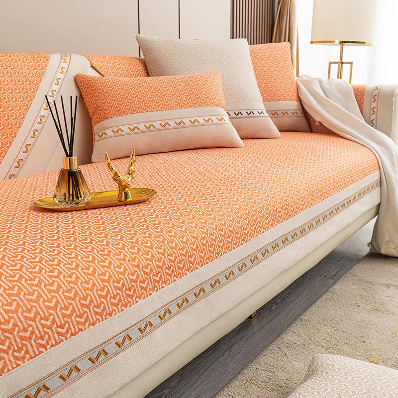 Luxury Sofa Cover Non-slip Cotton Linen Towel for Living Room Modern Seat Sofa Cushion Universal Couch Protective Slipcovers