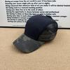 Camouflage mesh splicing baseball cap men's and women's new outdoor quick-drying breathable sun hat trendy five-piece hat