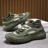 Spring New Men's Sports Shoes, Flying Woven Shoes, Socks and Shoes, One-pedal Lazy Shoes, Versatile Casual Shoes