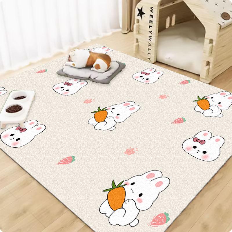 

Коврик для домашних животных из ПВХ с рисунком: Грязеотталкивающий, водонепроницаемый коврик для собачьей будки 120x180 cm