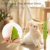 Gentle Cat Hair Removal Comb Self Cleaning Silicone Cat Brush New Wall Corner Scratcher  Home Use