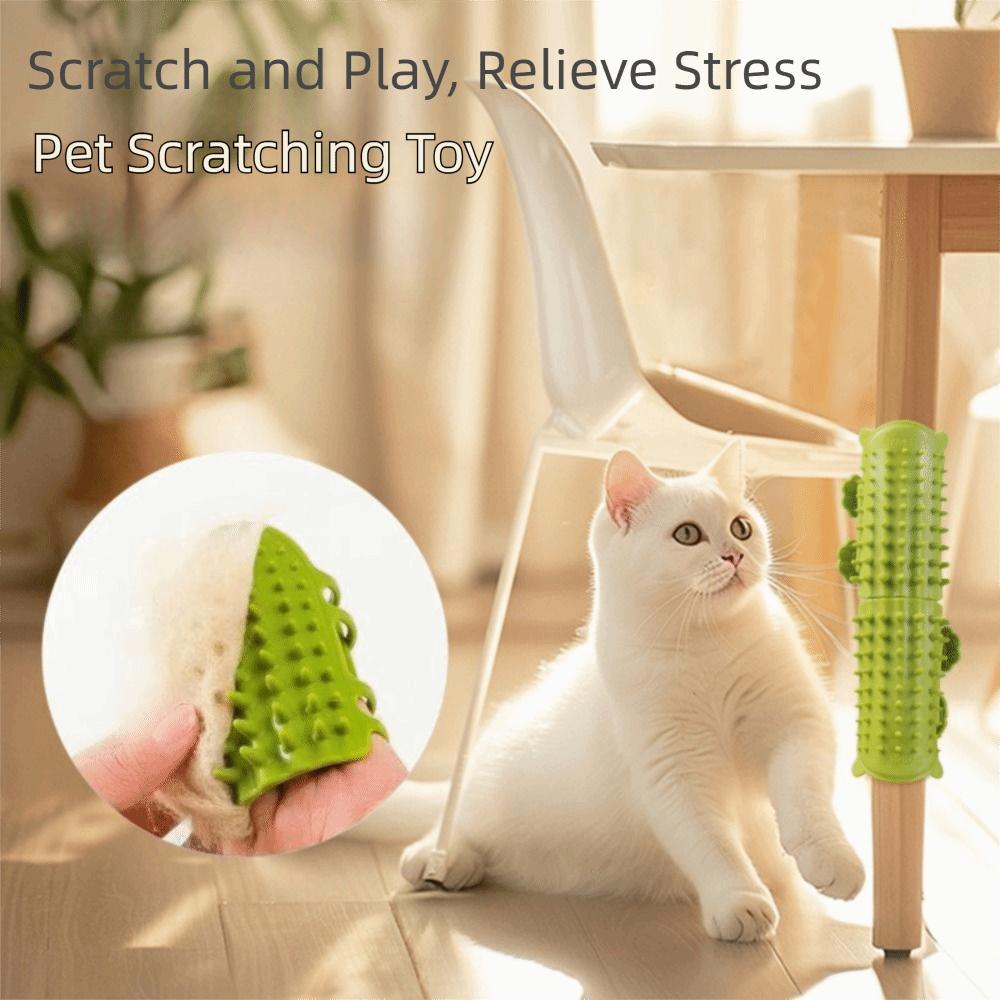 Gentle Cat Hair Removal Comb Self Cleaning Silicone Cat Brush New Wall Corner Scratcher Home Use