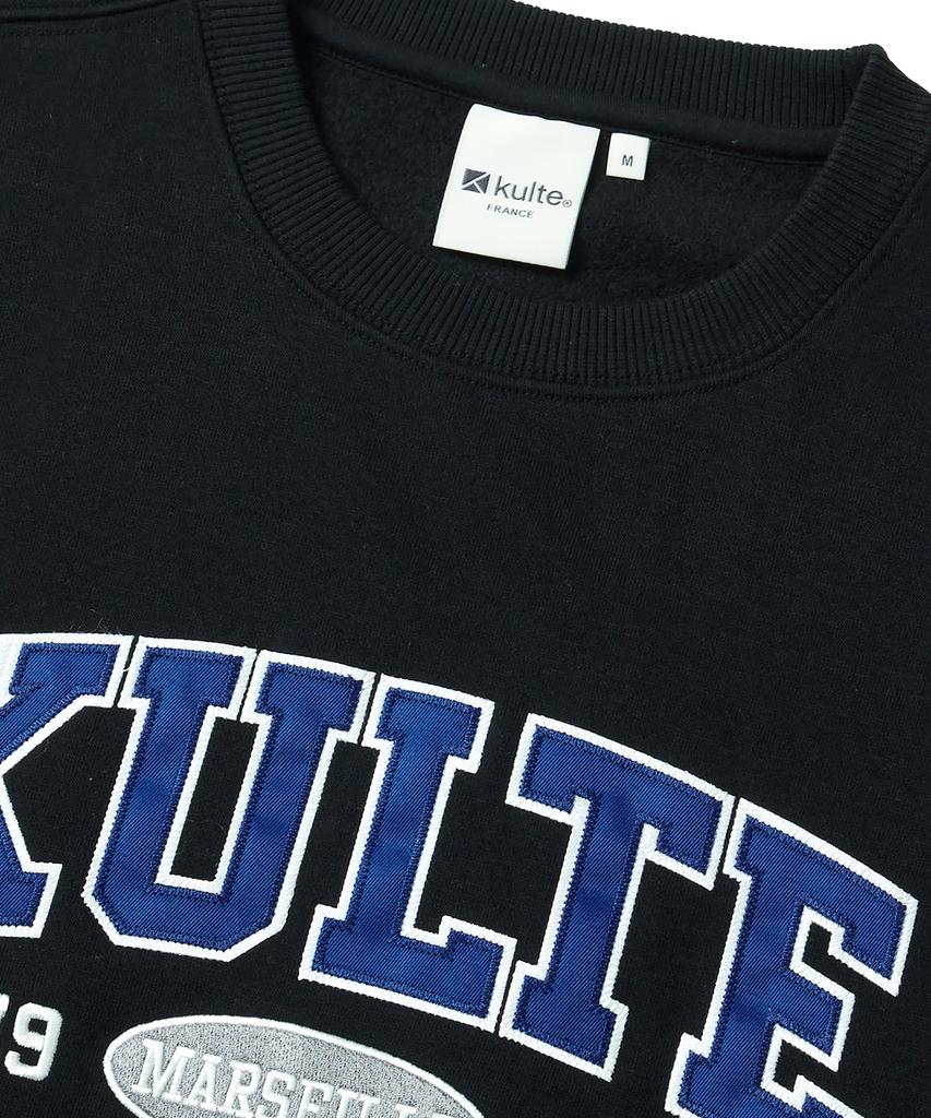 KULTE Twill Arch Logo Crewneck Black