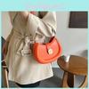 Stylish Trendy Pu Shoulder Crossbody Bag For Women 2023 Simple Square Purse