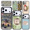 Чехол Case для iPhone 17 Air 16 Pro Max 15 Plus 11 13 Mini 14 12 Задняя крышка телефона Милый Ёжик