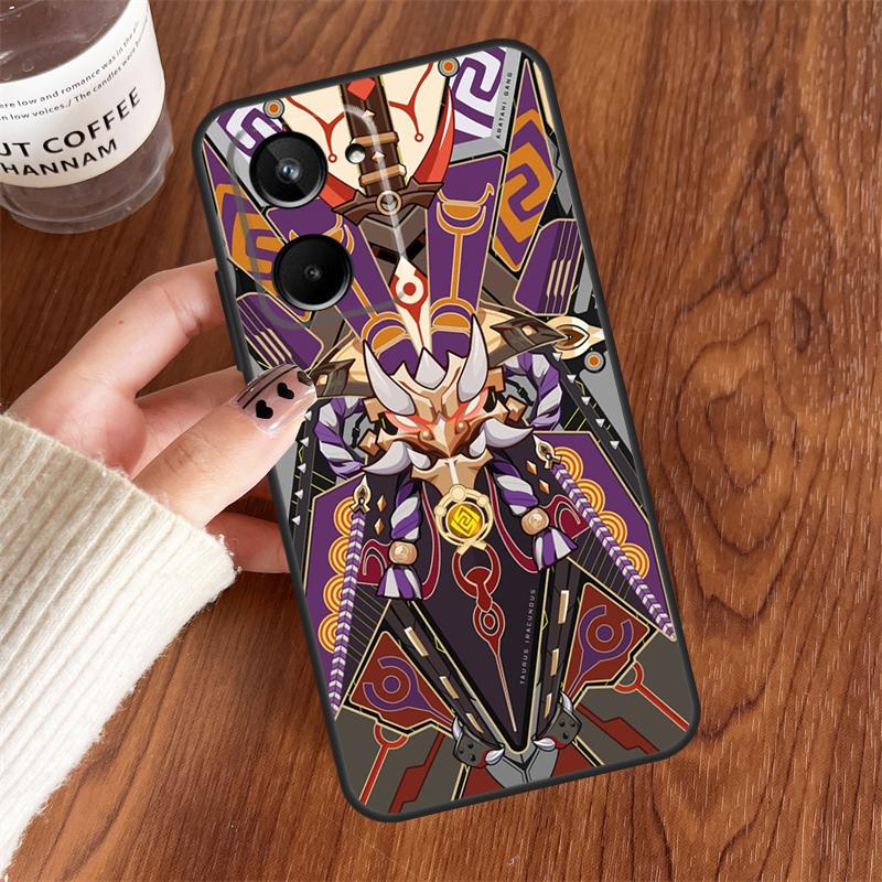 Genshin Impact Arataki Itto For Realme 15 Pro GT7 GT6 10 11 12 13 14 Pro Plus C75 C71 C65 C63 C61 C53 C67 C35 C55 Case