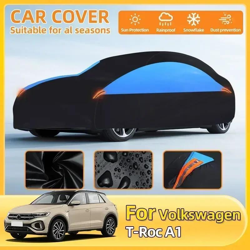 For Volkswagen T-Roc A1 Waterproof Car Cover All Weather Snowproof UV Protection Outdoor Auto Dustproof Premium Protecton Cover