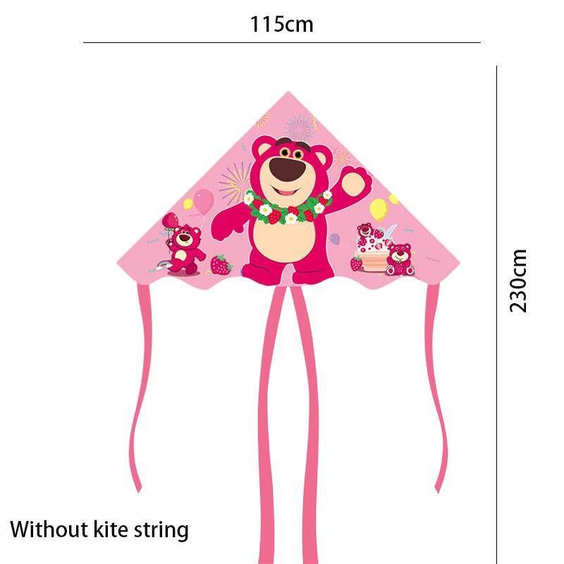 Colorful 1.2 Meter Double-tailed Kite For Children With Easy Flight Ability