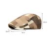 Plaid Beret Unisex Spring Summer British Forward Cap Sunshade Cap