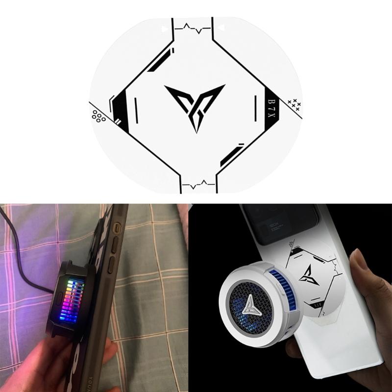 B7X Cooling Fan Magnetic Suction Plate Mobile Phone Tablet Radiator Magnetic Sticker Connect Phone and Radiator