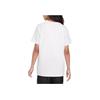 Nike Floral Print Crew Neck Short Sleeve T-Shirt Kids Tops White FD5363-133