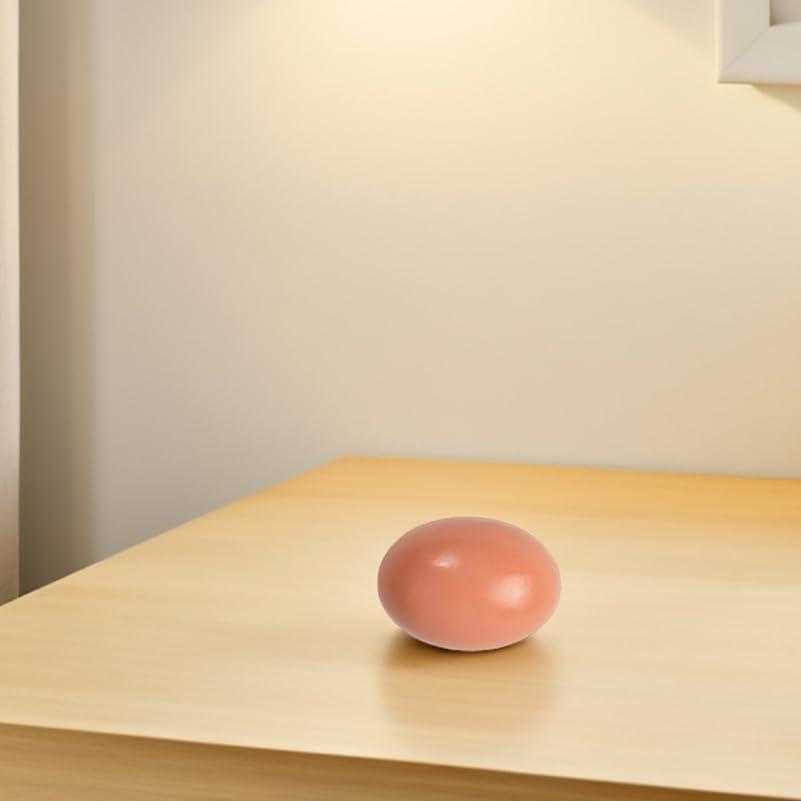 UPKOCH Dummy Eggs, Set of 9 Wooden Eggs for Easter, Tole Painting, DIY Crafts, Egg-Laying, Nesting, Practice, Pretend Play, Kitchen, Food Storage,