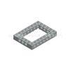 Compatible 6x8 Frame Brick with Holes for MOC Building Blocks - Small Particle Educational Toy Accessories