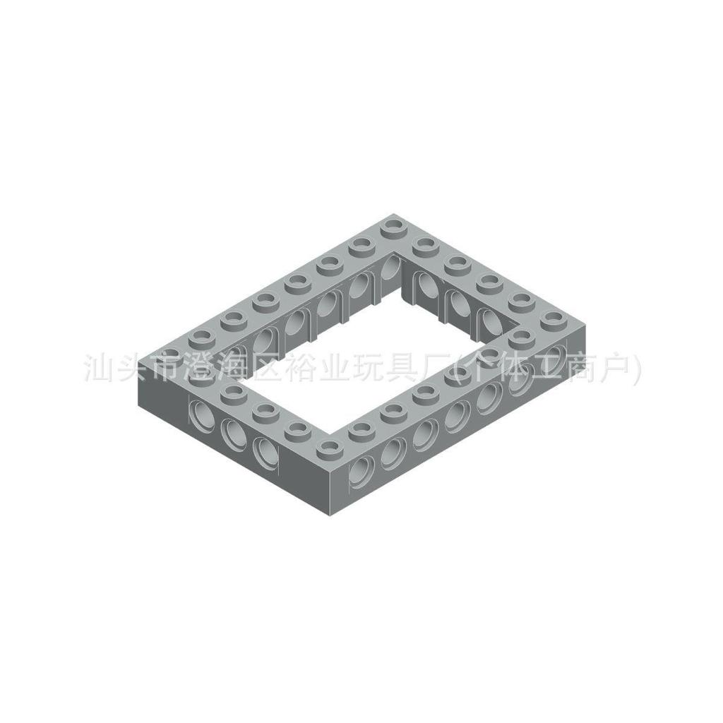Compatible 6x8 Frame Brick with Holes for MOC Building Blocks - Small Particle Educational Toy Accessories