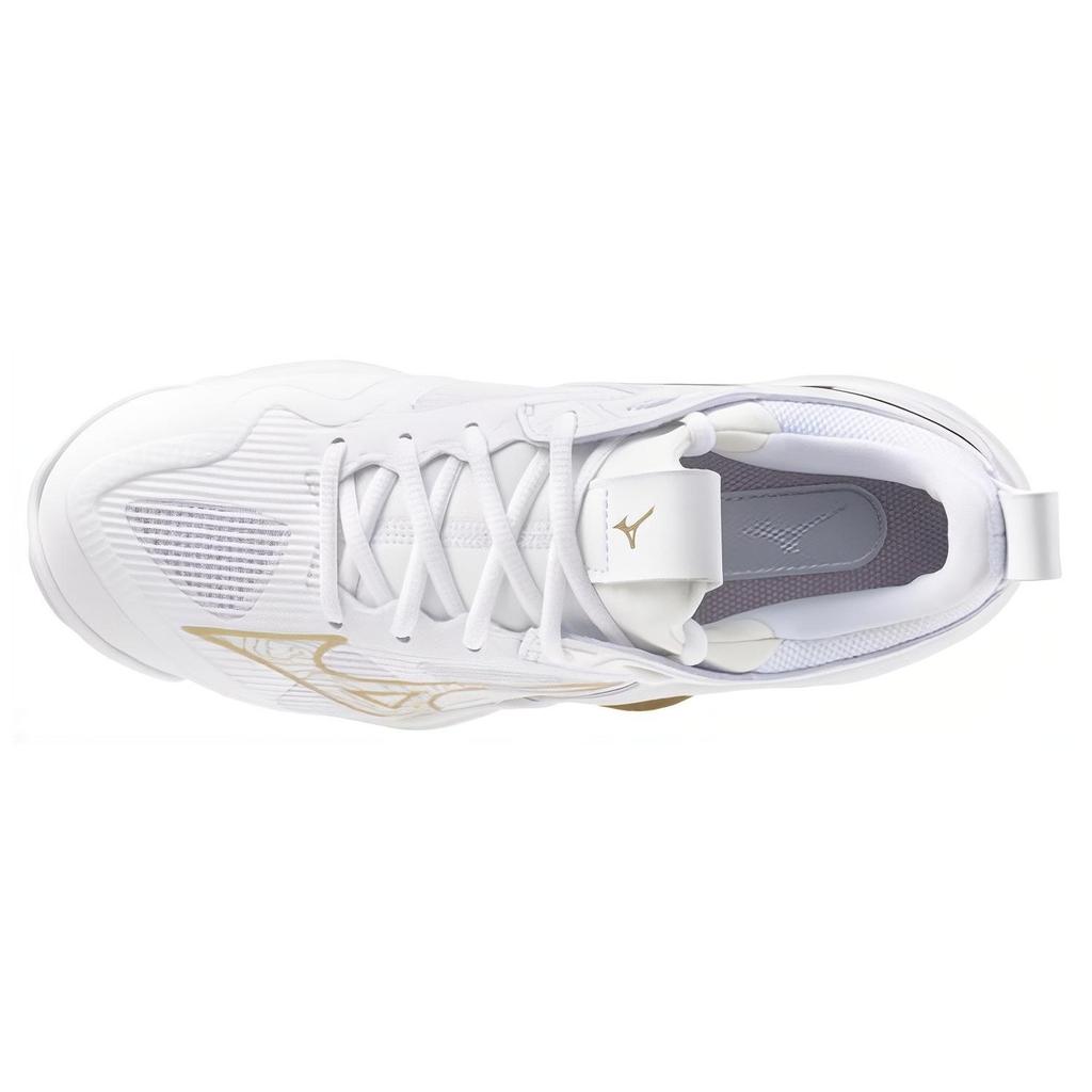 Mizuno Wave Lightning Z7 Comfortable Sports Professional Competition Anti-Slip Low-Top Training Shoes Unisex Sneakers White Platinum V1GA231245