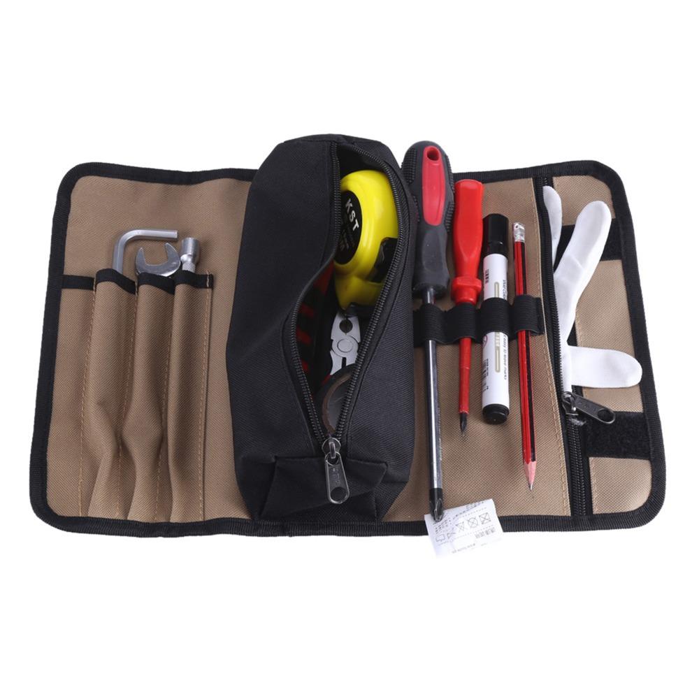 Waterproof Roll Up Tool Bag 600D Oxford Hardware Tools Storage Bag  Mechanic Tool Storage