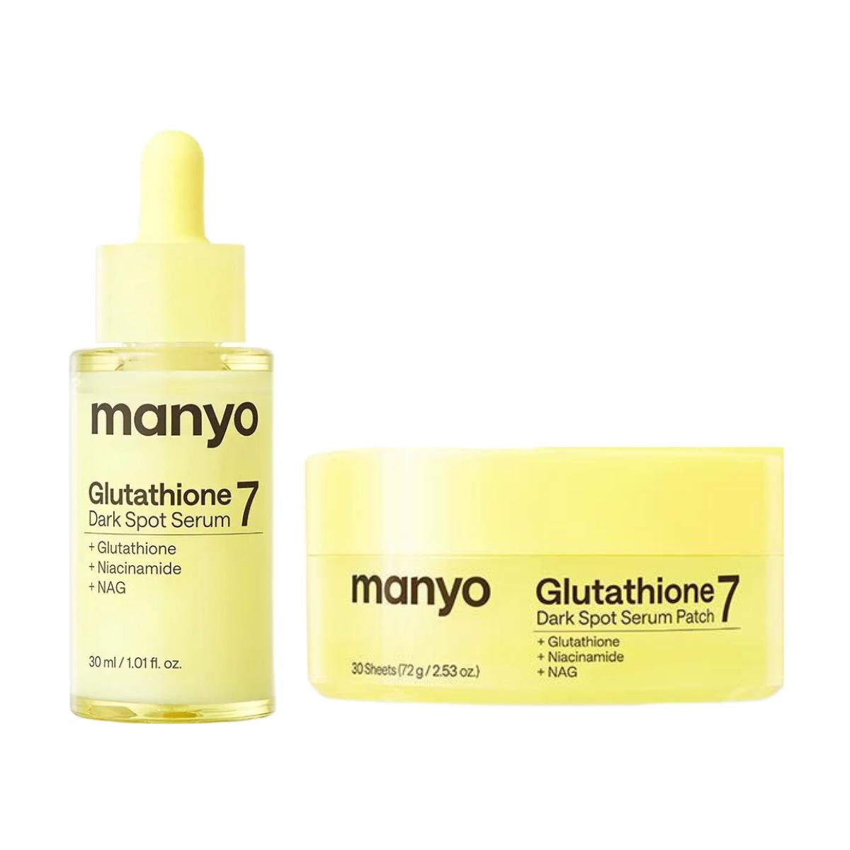 ma:nyo Glutathione 7 Dark Spot Serum 30ml & Dark Spot Serum Patch Duo Set (Serum 30ml + Patch 72g)
