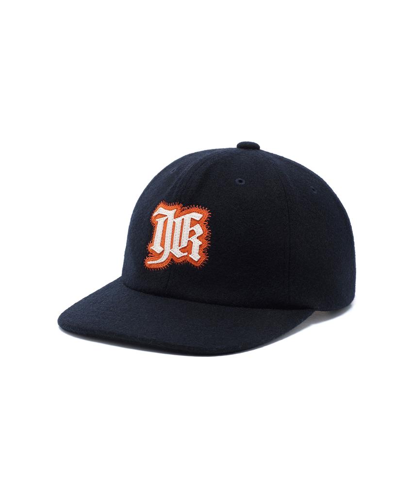ISTKUNST Ik Blackletter Wool Cap_Navy(Ik2Dfmab26A)