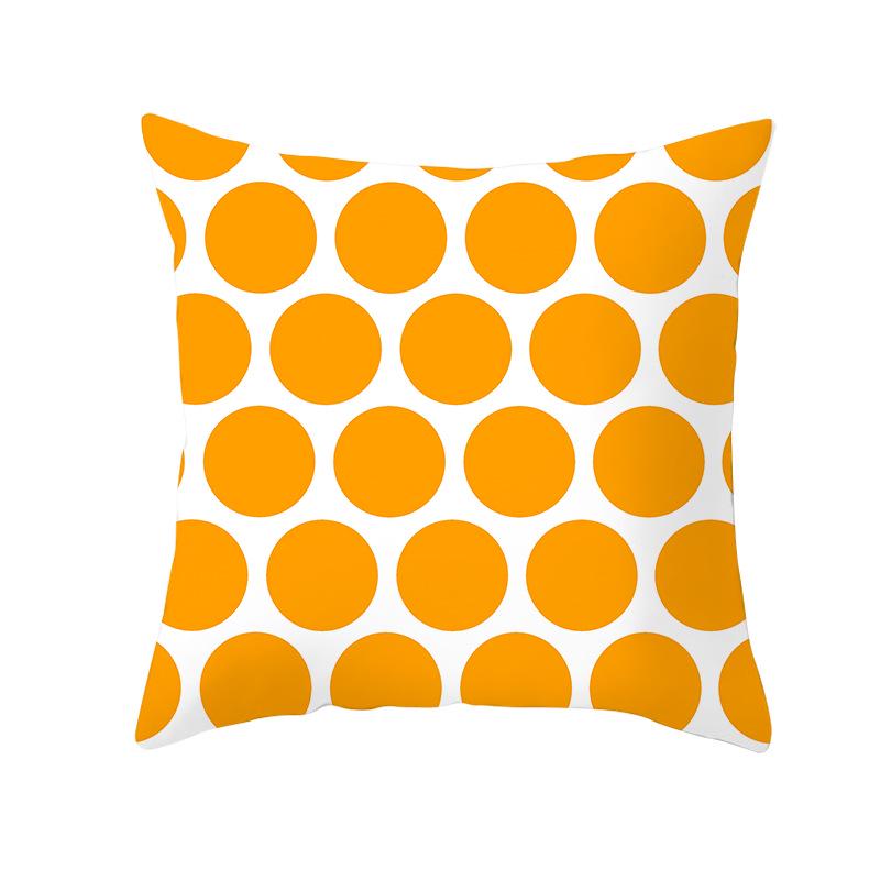 Geometryczny Nadruk Cyfrowy Poszewka na Poduszkę Skórka Brzoskwiniowa Nowoczesny Prosty Styl Poszewka na Poduszkę na Sofę Pokrowiec na Poduszkę Samochodową Dekoracja