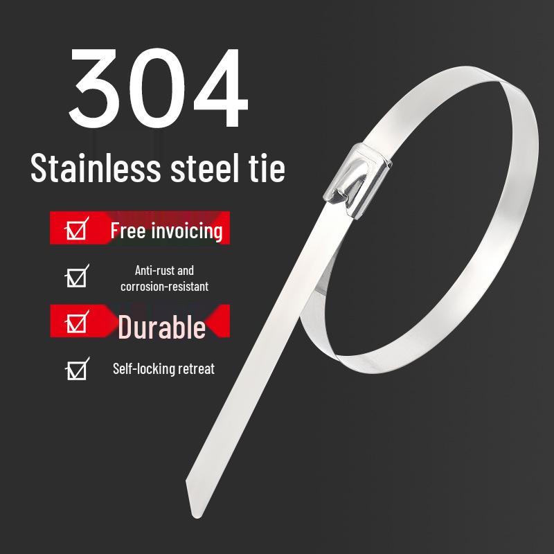

Self-Locking 304 Stainless Steel Cable Ties for High-Strength Outdoor Bundling Other