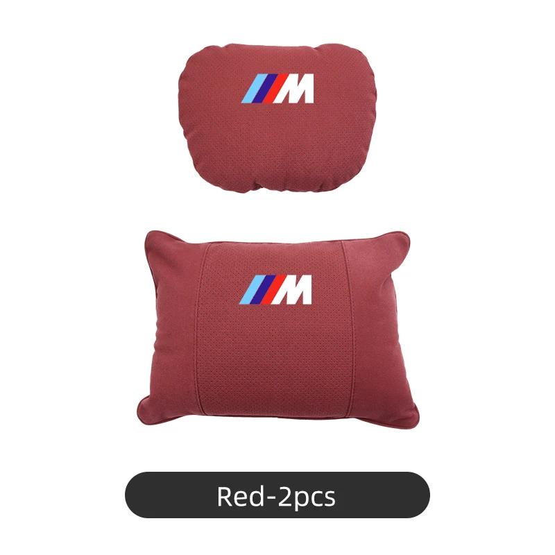 KLIB4 New Car Accessories Flip Fur Headrest Lumbar Support For BMW G30 G20 M3 M5 E46 E92 E93 E60 E70 X3 X4 X5 X1 E39 F30 F10 F30