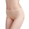 BEIGE LEAK-FREE MENSTRUAL PANTY WOMEN'S Knickers, HIGH WAIST, L