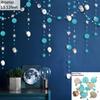4m 13ft Třpytivý papír Banner Happy Birthday Party Dekorace První 1. Děti Chlapec Dívka Dospělý Rose Gold Garland Svatba Miminko
