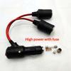 Car Cigarette Lighter Splitter Cable With On Off Switch 1 To 2 1 To 3 Power Adapter High Power Socket For Auto Electronic Device