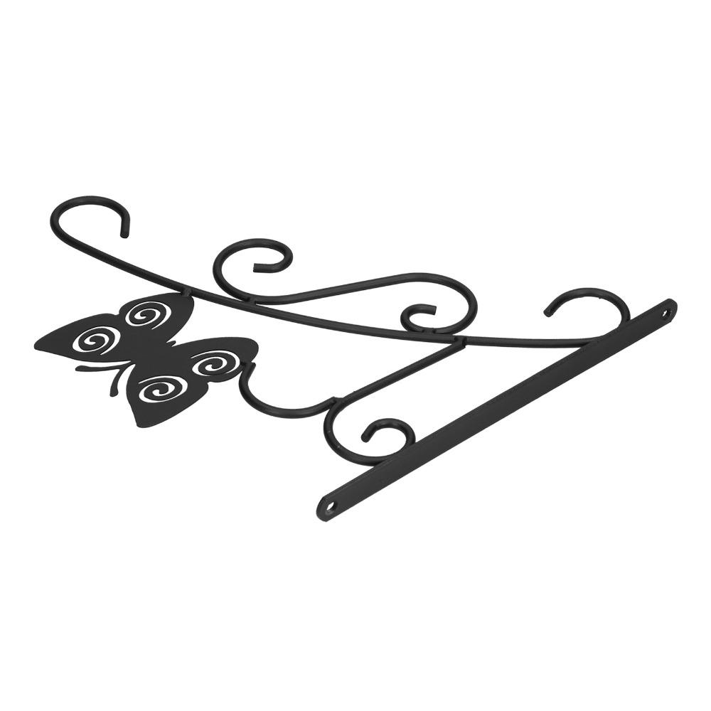 11.3x9.8x0.6in Iron Hanging Plant Bracket Terrace Plant Hanging Rack