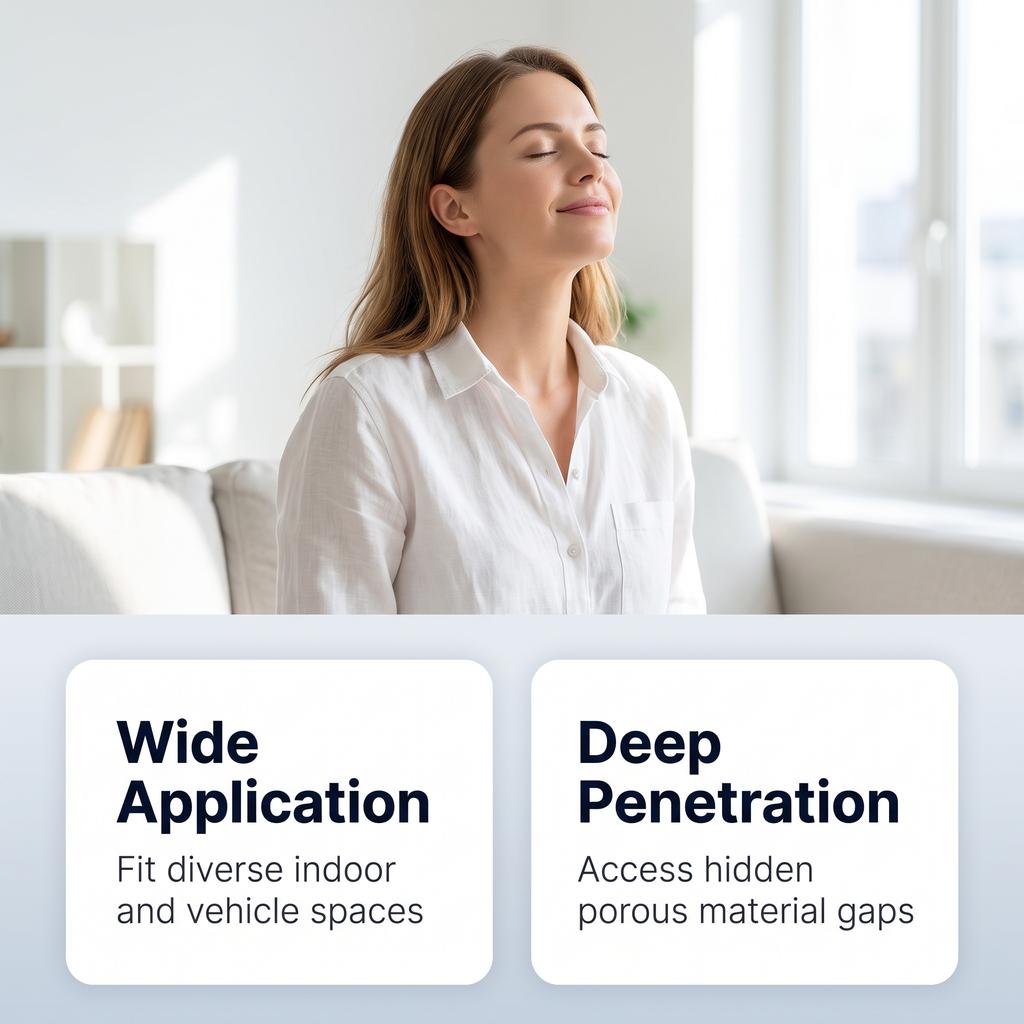 Odor Eliminator Kit: Suitable for various scenarios, deeply penetrates, is portable, lightweight, and easy to use