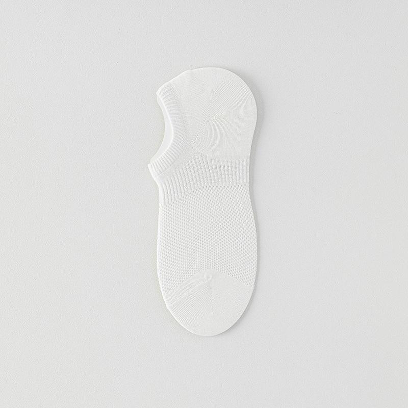 Men Spring and Summer Thin Invisible Off with Breathable Ice Silk Boat Socks