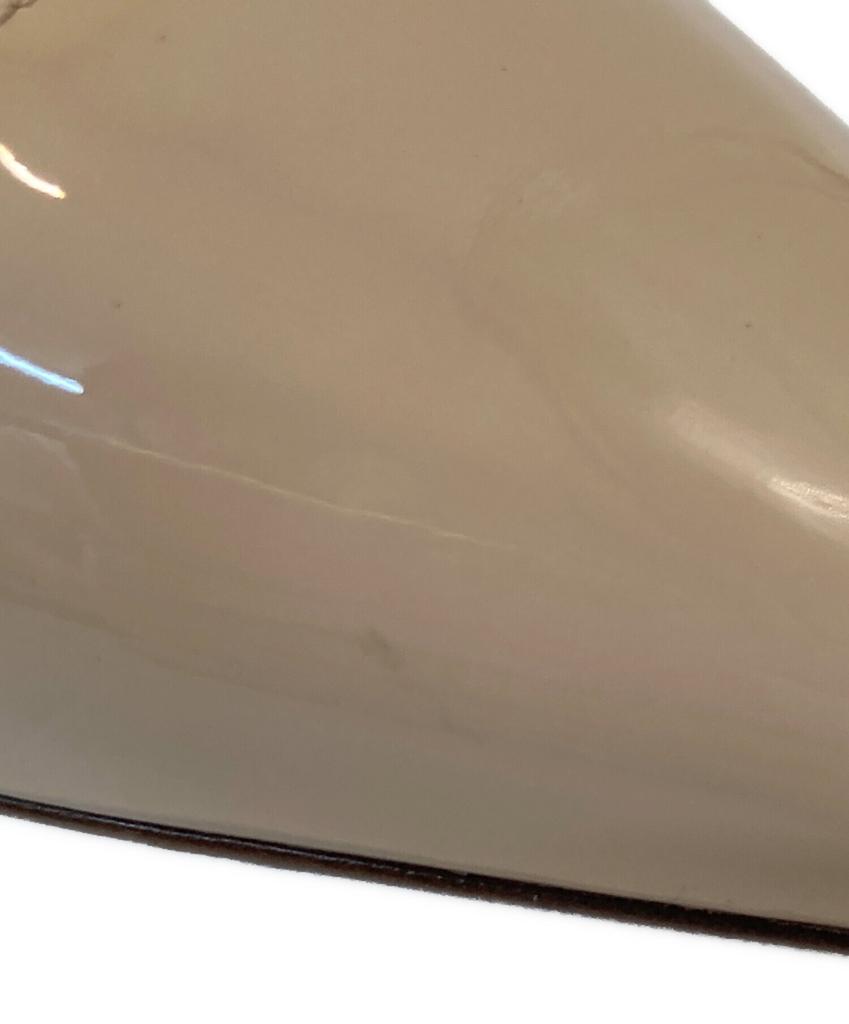 PRADA Décolleté a Punta Travertino Beige Scarpe Donna Taglia US6 EU36 Autentiche