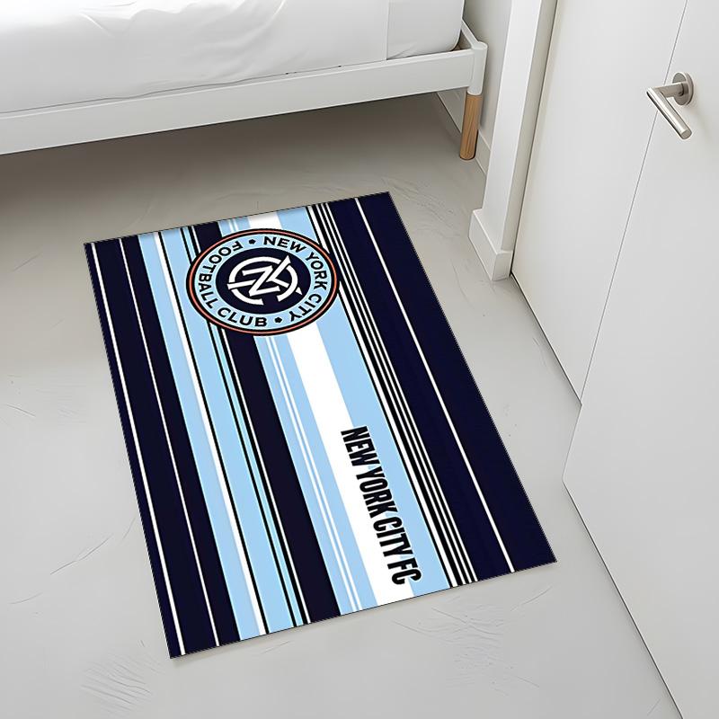 New York City FC (14) Rug Suitable For Living Rooms Bedrooms Computer Rooms Dining Areas And Placement Under Tables And Chairs Also An Ideal Choice Fo