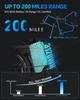 Tesway X7 Pro Electric Bike, Peak 2000W Motor, 52V 60Ah Battery, Range 300km, 20*4.0'' Tires, 7 Speed, Color Display
