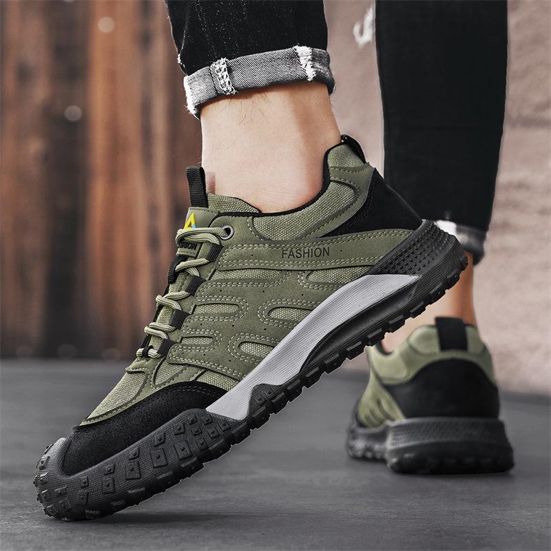 Neue Herrenschuhe vier Jahreszeiten Herbst Outdoor Freizeitschuhe rutschfest und verschleißfest Lauf Sportschuhe atmungsaktive Herren Trendschuhe