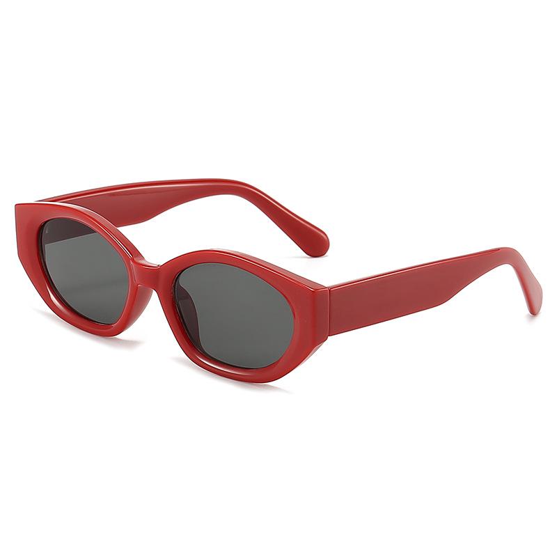 European & American Trendy Women's Concave Frame Sunglasses, Jelly Colors - 2022 Edition