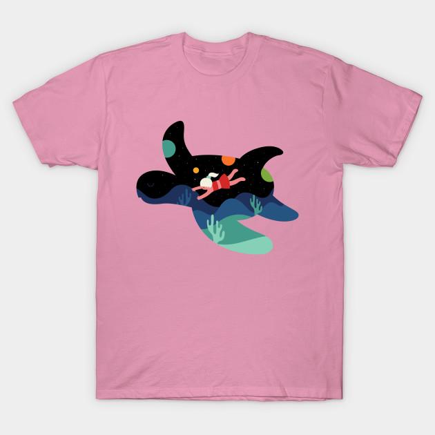 T Shirt Women Ocean Roaming Harajuku Print Kawaii Tshirt Summer Short Sleeve Female T-Shirt Top Tee