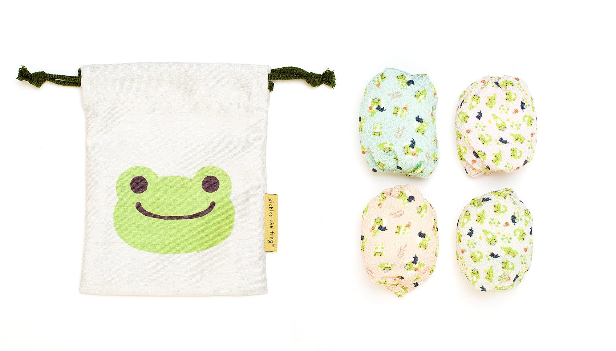 

Pickles the Frog Beanbag Drawstring Bag Set