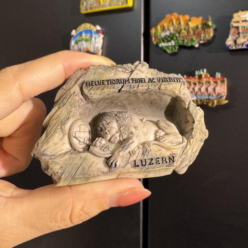 3D City Travel Souvenir Magnets: European and Global Regions