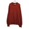 80s Wool Blend Vintage Long Sleeve Crew Neck Knit L Red Sweater Men's Used