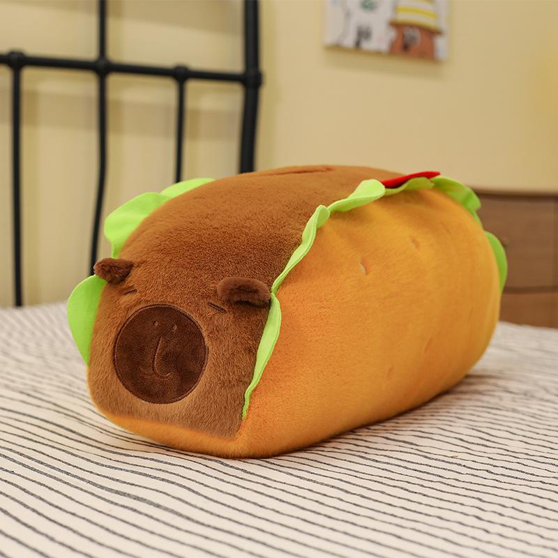 

Capybara Hot Dog Plush Pillow & Backrest Toy Gift 50cm 0.5kg