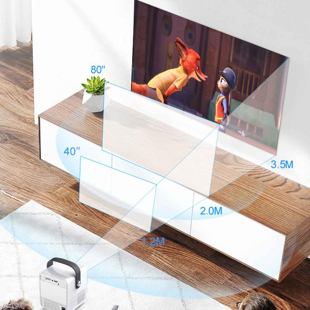 Portable home bedroom projector