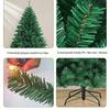 Encrypted PVC Green Christmas Tree, Artificial Simulation with Decorations in Stock